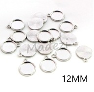 Baza medalionu na kaboszon 12mm