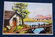 STARA POCZTÓWKA CHATA , MOSTEK