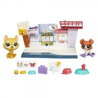 HASBRO Littlest Pet Shop Zwierzakowe Historie Kawiarnia B4485 - 4 figurki
