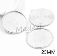 Baza medalionu na kaboszon 25mm