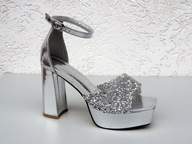 Srebrne sandały rozmiar 41