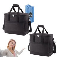 TORBA TERMICZNA TERMOIZOLACYJNA NA PLAŻĘ PODRÓŻNA TURYSTYCZNA + 2X WKŁADY