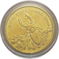 2 zł 1997 } JELONEK ROGACZ + kapsel