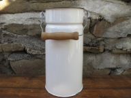 Stara Emaliowana kanka na mleko_3 L_OLKUSZ PRL
