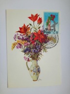 Poczt. okolicznościowa Bukiet kwiatów - Jan Marcin Szancer - z 1971 r