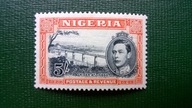 Nigeria * 5 szylingów KGVI kolonie angielskie brytyjskie