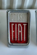 Emblemat Polski Fiat 125p PRL duży Fiat kant
