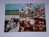 Statek pasażerski - ts/s STEFAN BATORY - pocztówka z 1979