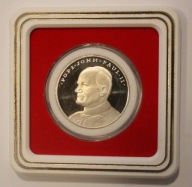 JAN PAWEŁ II - MATKA BOSKA z DZIECIĄTKIEM 1 OZ 999 - 1 UNCJA SREBRA, ŁADNY