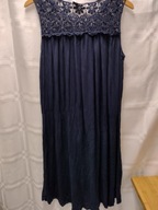 GINA BENOTTI Sukienka kreszowanaz koronką rozm 40/ 42 jak NOWA