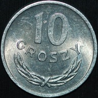 10 groszy 1972 - około menniczy egzemplarz