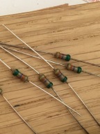 6x Rezystor 43,7 Ohm, 0,5%, 0,25 W