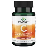 SWANSON WITAMINA C 1000mg z dzika róża 30 kaps.