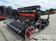 Siewnik Zbożowy Nadbudowany 2-Talerzowy EURO-MASZ SNT30 3m Wał GUMOWY