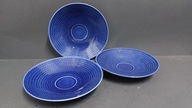 3 x spodek talerzyk Hertha Bengtsson Bla Eld Rorstrand lata 50 te