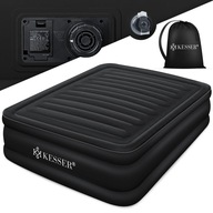 KESSER materac dmuchany 2-os. z wpudowaną pompką 203x153x51cm s72