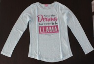 Bluzka dziewczęca Y.F.K. lama długi rękaw 134-140