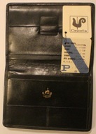 STOCZNIA SZCZECIŃSKA 1977 - NOWY PORTFEL SKÓRZANY Z LOGO STOCZNI