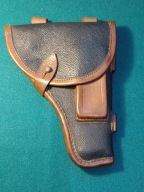 Kabura oficerska RKKA do pistoletu TT wz 33 kierzowa brązowa skóra