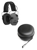 Ochronniki słuchu Walker's szare z etui aktywne słuchawki