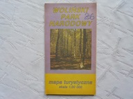 Woliński park narodowy mapa turystyczna 1987 r.