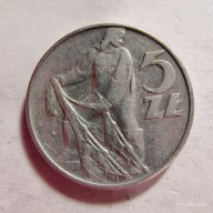5 zł 1973- Rybak, piękne .