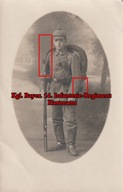 315N ŻOŁNIERZ KB IR14 HARTMANN BAWARIA 1915 KARABIN BAGNET NIEMCY CESARSTWO