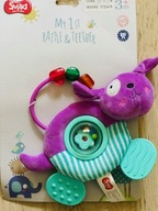 Smiki Smyk My 1st Rattle & Teether pierwsza grzechotka i gryzak 3 m+ piesek