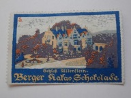 Berger - Kakao i czekolada - zalepka reklamowa