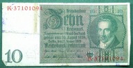 BANKNOT DO KOLEKCJI NIEMCY 10 MAREK 1929