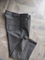 Spodnie męskie 38/32 XL oryginalne klasyczne jeansy oliwka pas96