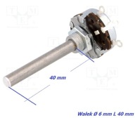 Potencjometr obrotowy 10 kOhm 20% 2 W liniowy do falownika, spawarki itp.