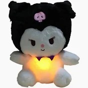 Kuromi – świecąca, muzyczna pluszowa lalka do spania, miękka przytulanka