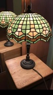 Lampa Stojąca styl Tiffany Zielona 47cm wys 33szer stan BDB