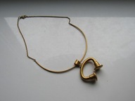 AZTECKI SYMBOL SZCZĘŚCIA, NASZYJNIK. POZŁACANY