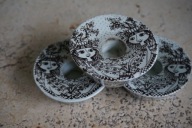 BJORN WIINBLAD ŚWIECZNIK PORCELANA MID CENTURY 60s VINTAGE NYMOLLE 3108-282