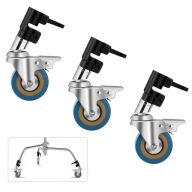 Soonpho Zestaw 3 profesjonalnych kółek do statywu C STUDYJNEGO FOTO VIDEO