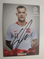 Karta Klubowa Polska Kamil Grosicki PZPN Reprezentacja
