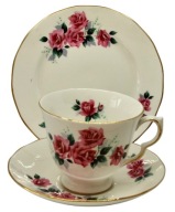 ROYAL OSBORNE Angielska porcelanowa Filiżanka Trio