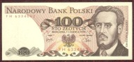 100 zł. 1979 r. ser. FH UNC b. rzadka seria - PIĘKNY !!!