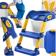 NAKŁADKA NA SEDES WC Z DRABINKĄ DLA DZIECI ANTYPOŚLIZGOWA PODNÓŻEK TOALETA