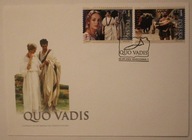 QUO VADIS - ORYGINALNA KOPERTA + 2 ZNACZKI + ORYGINALNA PIECZĄTKA