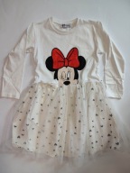 ŚLICZNA SUKIENKA DZIEWCZĘCA MYSZKA MICKEY r 7-8LAT nr 647A
