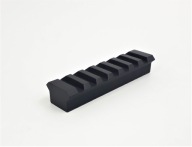 Szyna RIS 22 mm z gwintem 1/4 cala do statywu foto