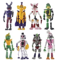 FNAF Bonnie Foxy Chica Freddy 8 figurek 16 cm led