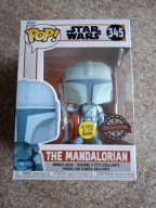 Figurka Funko Pop THE MANDALORIAN GITD Star Wars SW Exclusive Hologram #345