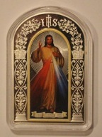 OBRAZ BOŻEGO MIŁOSIERDZIA - 2 $ DOLARY 2015 TOKELAU, SREBRO 999, 50 GRAM