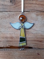 „Aniołek przywieszka ” nr L ) witraż Tiffany, IDEALNY PREZENT .