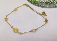 10778 Bransoletka Celebrytka Miś Skrzydła;Stal