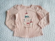 Cool Club bluzka różowa i bałwanki nowa roz 128